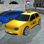 taxi simulator android application logo